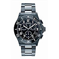 Movado Men's Junior Sport Black PVD Chronograph Watch