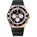 Omega Constellation Men's Double-edge Rose Gold Chronograph Watch