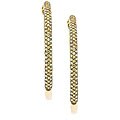 14k Yellow Gold Yellow Sapphire Earrings