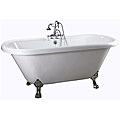 Classique 59-inch Double End Clawfoot Tub and Faucet Pack