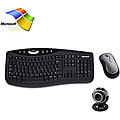 Microsoft Wireless Keyboard Mouse Webcam Combo