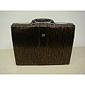 Abbyson Dark Brown Leather Briefcase (Case of 5)