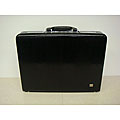 Abbyson Black Leather Briefcase (Case of 5)