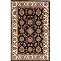 Great Val Black Wool Rug (8' x 10')