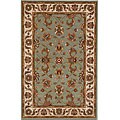 Great Val Blue Wool Rug (5' x 8')