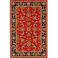 Great Val Red Wool Rug (3'6 x 5'6)
