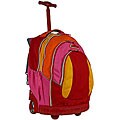J World Kids' Ergonomic Rolling Backpack