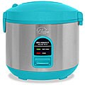 Wolfgang Puck Blue/ Stainless Steel Steamer/ Rice Cooker (Refurbished)