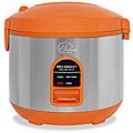 Wolfgang Puck Orange/ Stainless Steel Steamer/ Rice Cooker (Refurbished)