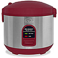 Wolfgang Puck Red/ Stainless Steel Steamer/ Rice Cooker (Refurbished)