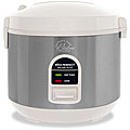 Wolfgang Puck White/ Stainless Steel Steamer/ Rice Cooker (Refurbished)