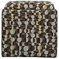 Storage Ottoman Orbit Brown/Blue