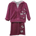 B.T. Kids Girls' 3-piece Velour Track Suit
