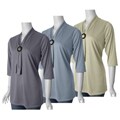 Match Women's Plus Size 3/4-sleeve Top