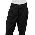 Oleg Cassini Men's Black Gabardine Dress Pants