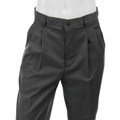 Oleg Cassini Men's Gabardine Grey Dress Pants
