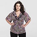 Kiyonna Clothing Women's Plus Size 'Gia' Chiffon Top
