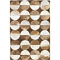 Handcrafted Modern Leather Rug (8' x 10')