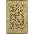 Hand-knotted Beige Wool Chronos Rug (9' x 13')