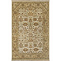 Hand-knotted Legacy Beige New Zealand Wool Rug (9' x 13')