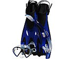 Speedo Hyperfluid Mask/ Snorkel/ Fin Diving Set