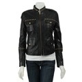 ABS By Allen Schwartz Women's Studded Motorcycle Jacket