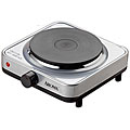 Aroma Silver/ Black Single Hot Plate