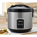 Aroma 20-cup Stainless Steel Rice Cooker and Food Steamer