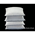Decorative 233 Thread Count Feather Pillow Inserts (Set of 4)