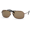 Giorgio Armani 'GA 456/S' Unisex Brown Aviator Sunglasses
