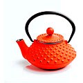 Rosseto Cast Iron 10-ounce Red Teapots (Pack of 6)