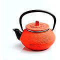 Rosseto Cast Iron 10-ounce Bright Red Teapots (Pack of 6)