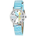 Disney's Tinkerbell Women's 'Believe' Blue Strap Watch