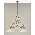 Infinity Waves 2-light Billiard Chandelier