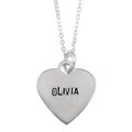Elsa M Sterling Silver 'Olivia' Name Necklace