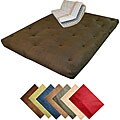 Splendor Full-size 10-inch Spring Microfiber Suede Futon Mattress