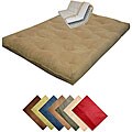 Splendor Queen 10-inch Spring Microfiber Suede Futon Mattress