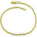 14k Yellow Gold Double Curb Bracelet
