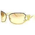 Roberto Cavalli 'RC 222/S Caos' Women's Gold Designer Sunglasses