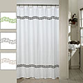 Westone 'Greek Key' Embroidered Shower Curtain
