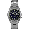 Seiko Men's Automatic 5 Blue Dial Stainless Steel Watch
