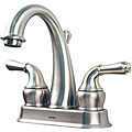Moen Brushed Nickel Two-handle High-arc Bathroom Faucet
