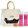 La Falaise Organic Pink Clay and Cameline Bath Gift Set