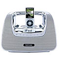 Memorex MI3XSIL 'Silver' Mini Move Portable Boombox for iPod (Refurbished)