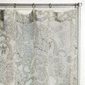 Printed Linen Beige/ Khaki Curtain Panel (India)