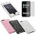 Apple iPod Touch 2nd and 3rd Generation Leather and Glitter Design Case