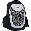 J World Bio-Health Marble Grey Laptop Backpack