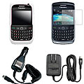Blackberry White Curve 8900 Javelin Original OEM Bundle
