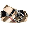 Burberry 'Supernova' Plaid Belt