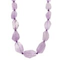 Faceted Amethyst Nugget Necklace